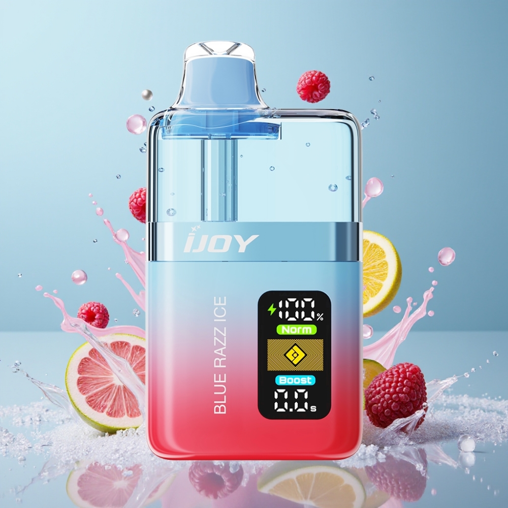 IJOY XP50000 Einweg-Vape Blau-Razz Eis - Schweiz Großhandel, 50000 Züge, 50mg/ml, 1000mAh