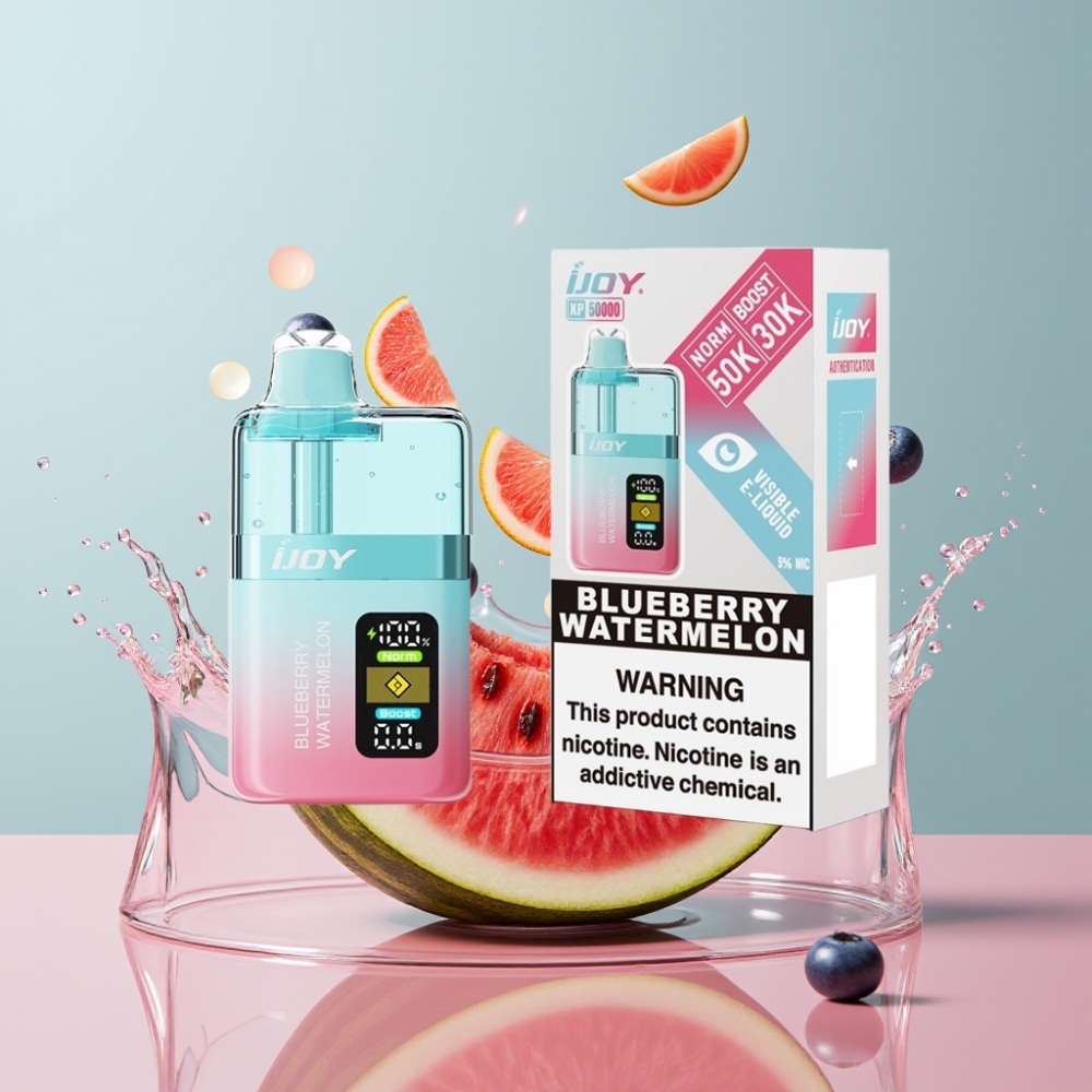 IJOY XP50000 Einweg-Vape Blauberry Wassermelone Schweiz großhandel – 50000 Züge, 50mg/ml, 1000 mAh, Typ-C