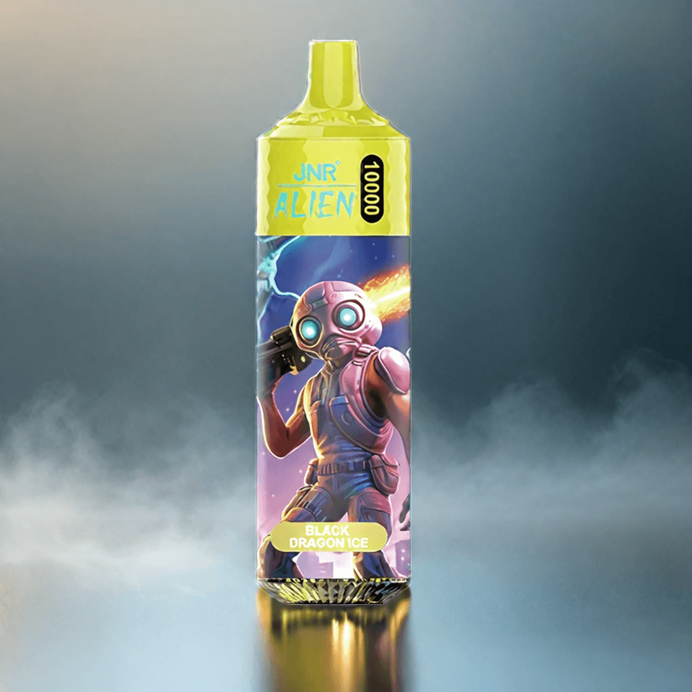 JNR Alien 10000 Puffs Black Dragon Ice – 850mAh, 20ml, Type-C, Schweiz Großhandel