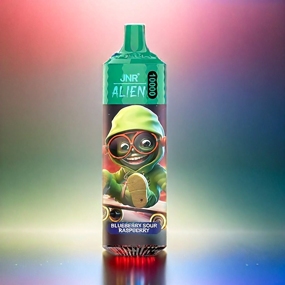 JNR Alien 10000 Puffs Blueberry Himbeere Sauer Schweiz Großhandel mit 850mAh Akku und 20ml E-Liquid