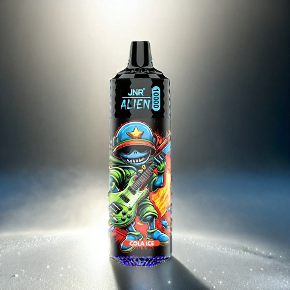 JNR Alien 10000 Puffs Cola-Eis Schweiz Großhandel mit 850mAh Akku, 20ml E-Liquid und Typ-C Schnellladung