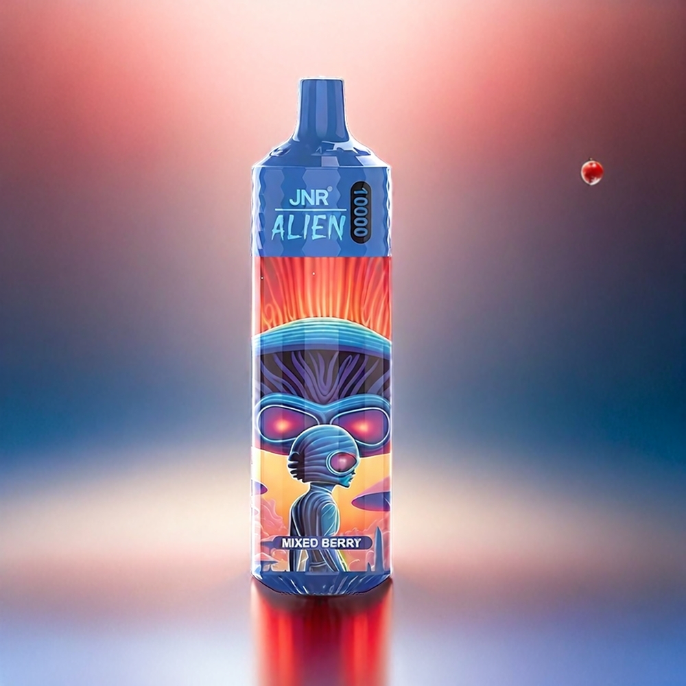 JNR Alien 10000 Puffs Großhandel Schweiz – 850mAh, 20ml E-Liquid, Typ-C Ladung, Mixed Beerengeschmack