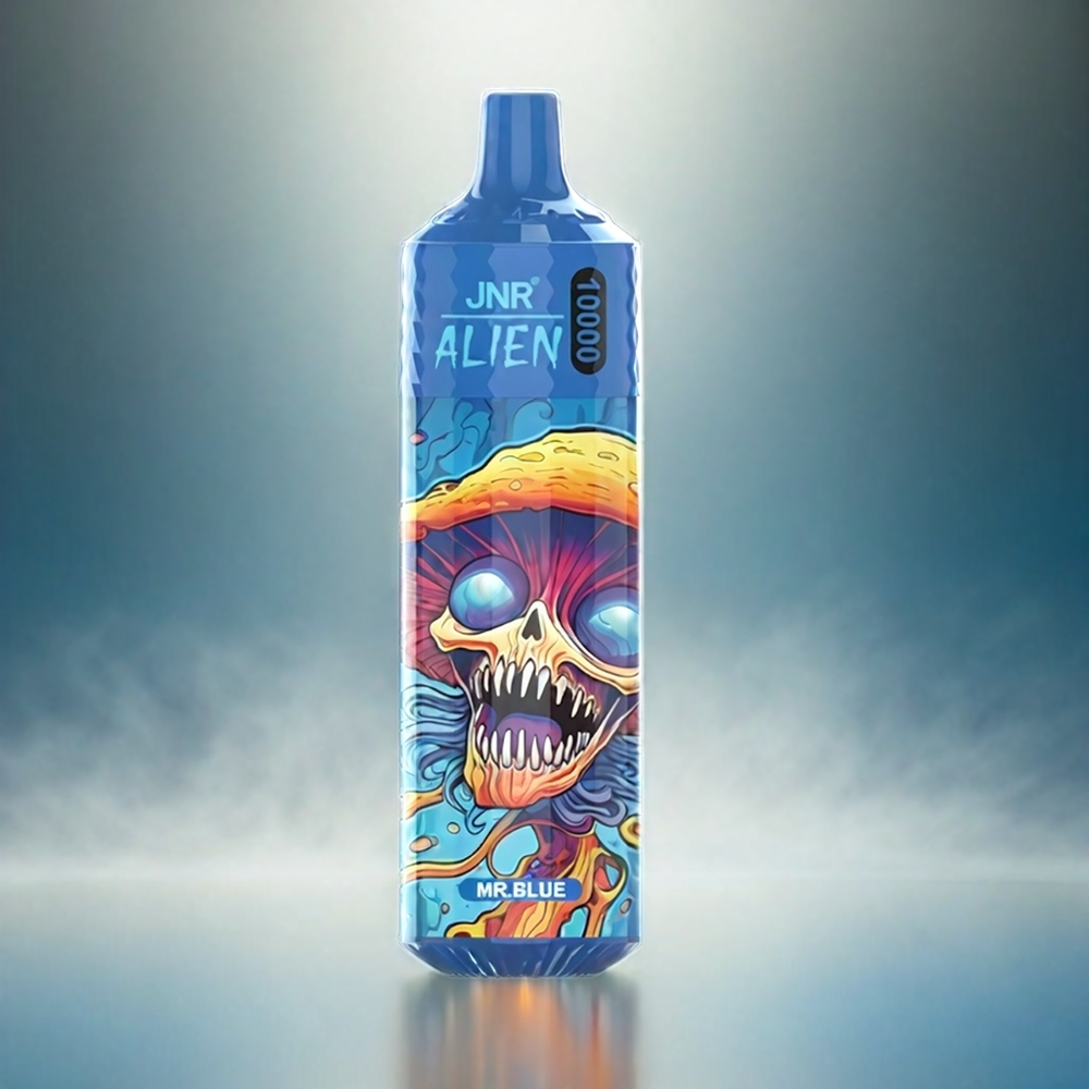JNR Alien 10000 Puffs Mr Blau – 850mAh, 20ml E-Liquid, Type-C Schnellladung – Schweiz Großhandel
