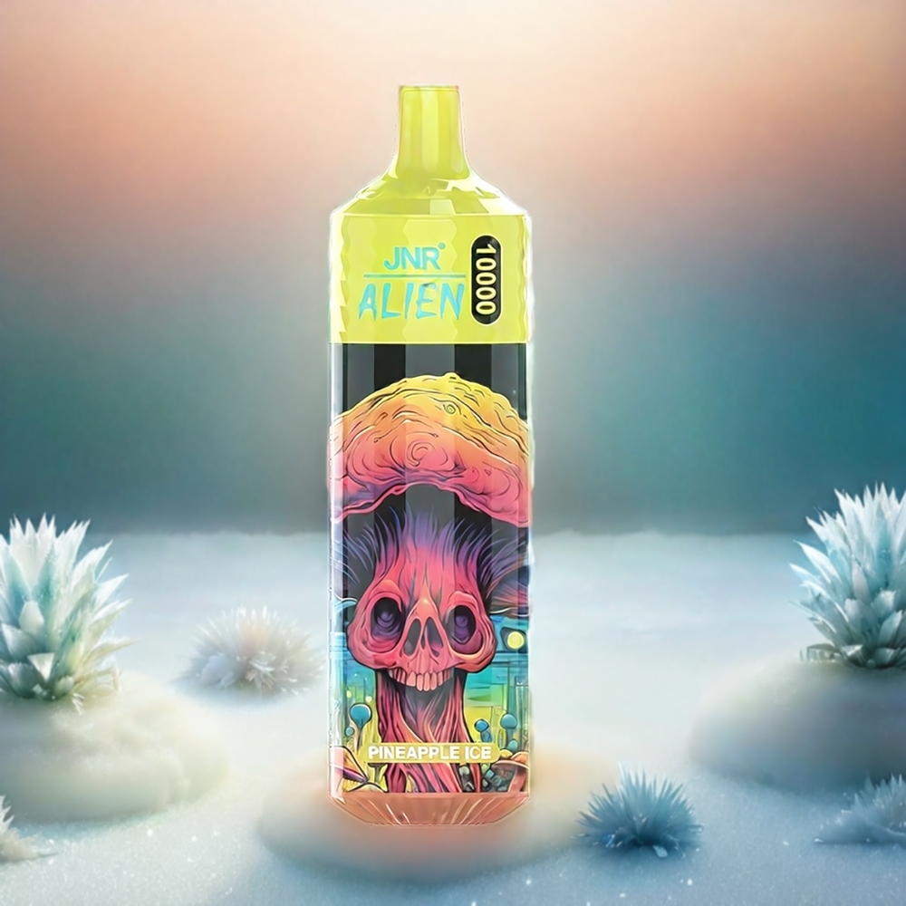 JNR Alien 10000 Puffs Schweiz Großhandel – 850mAh, 20ml E-Liquid, Pineapple Ice (Ananas Eis), Type-C Ladung