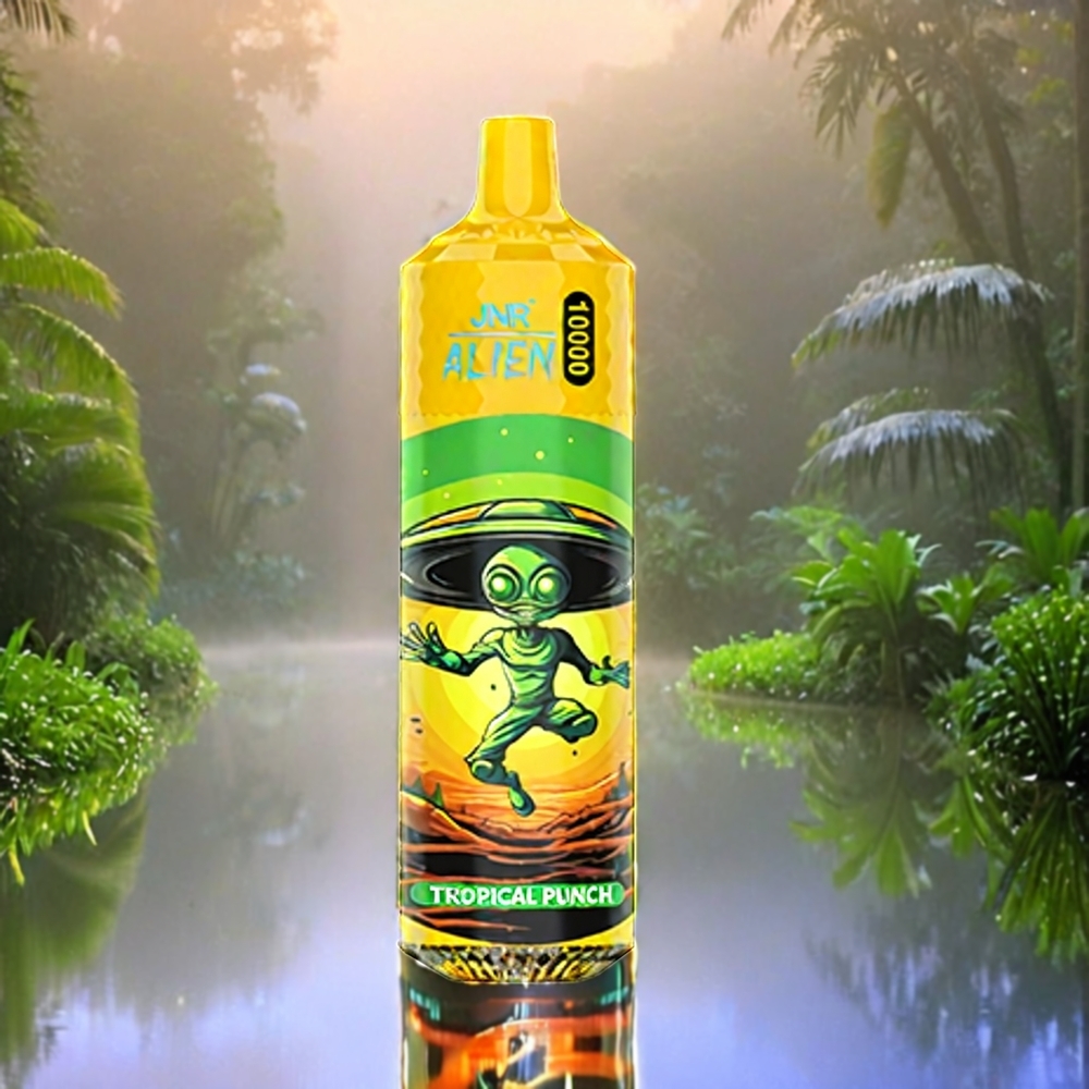 JNR Alien 10000 Puffs Schweiz Großhandel – 850mAh Battery, 20ml E-liquid, Type-C Quick Charge – Tropical Punch