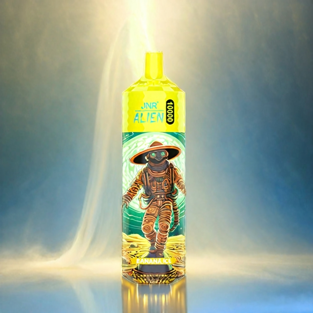 JNR Alien 10000 Puffs Schweiz Großhandel Banana Ice 850mAh 20ml Type-C RGB