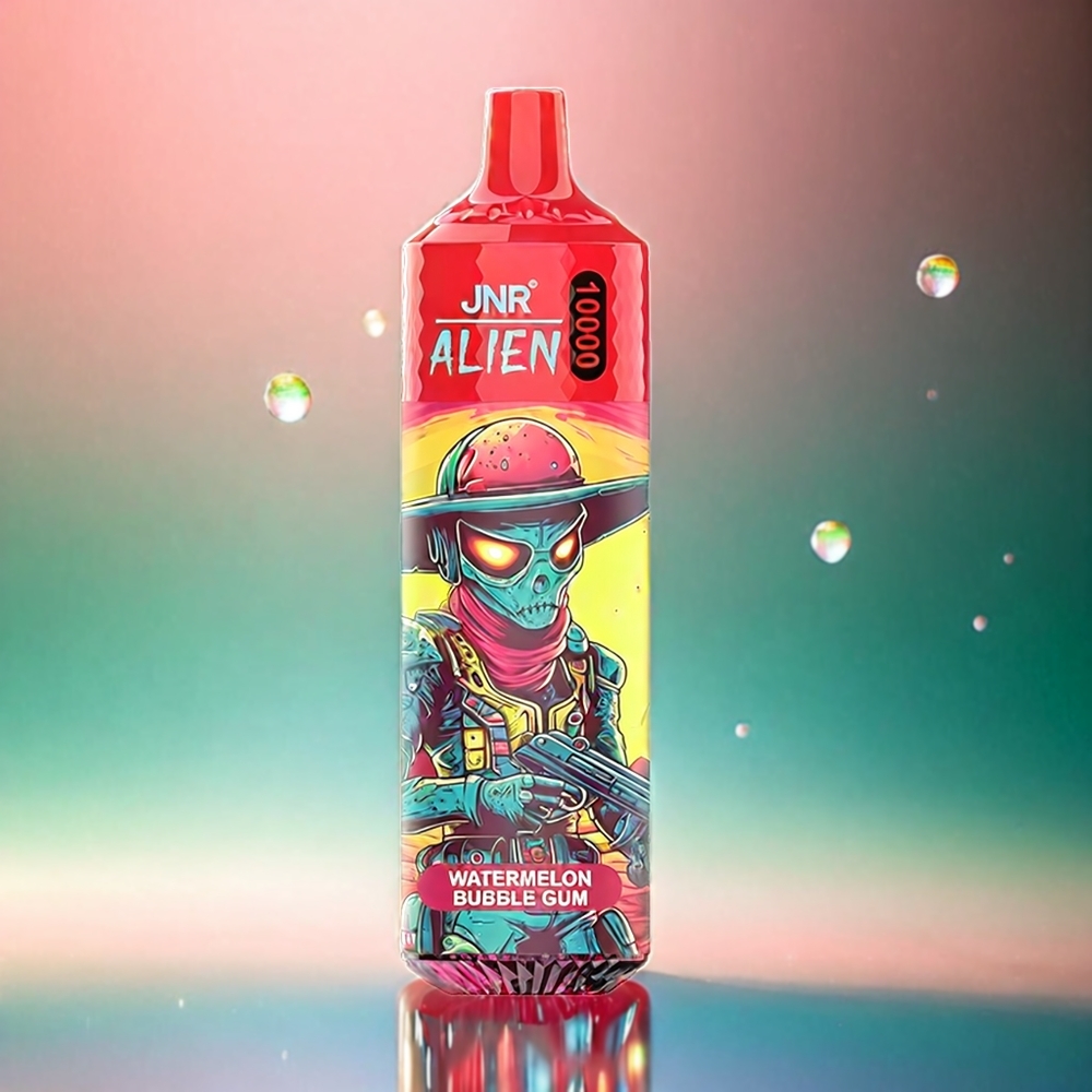 JNR Alien 10000 Puffs Schweiz großhandel – Wassermelone Bubble Gum, 850mAh, 20ml, Type-C