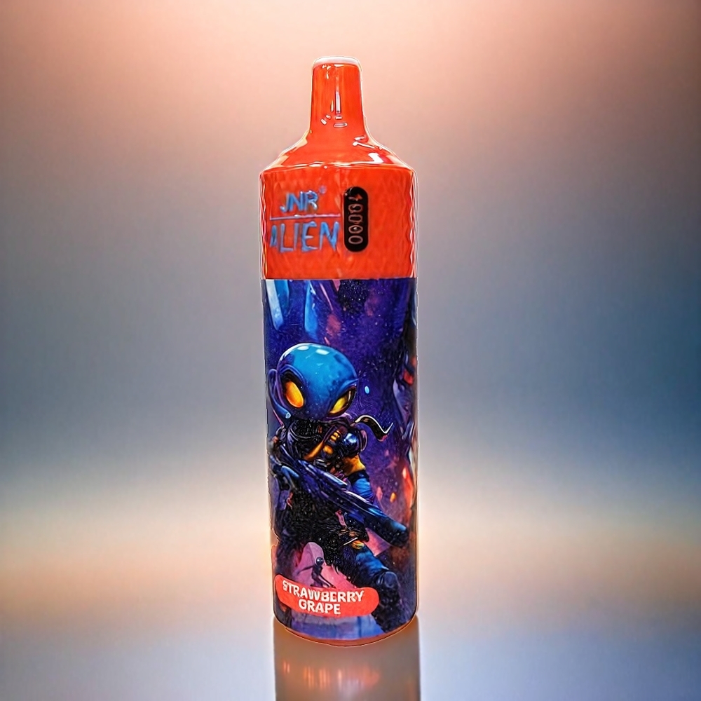 JNR Alien 10000 Puffs Vape Erdbeere Granatapfel – 10000 Züge, 850mAh, Typ-C, RGB LED, Schweiz Großhandel