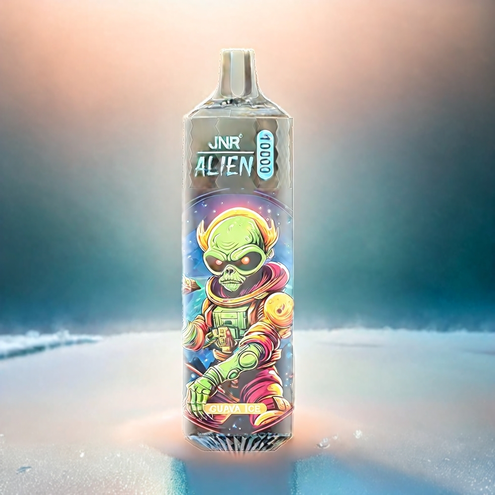 JNR Alien 10000 Puffs Vape Guave Eis - 10000 Züge, 850mAh, Typ-C Schnellladung, Schweiz Großhandel