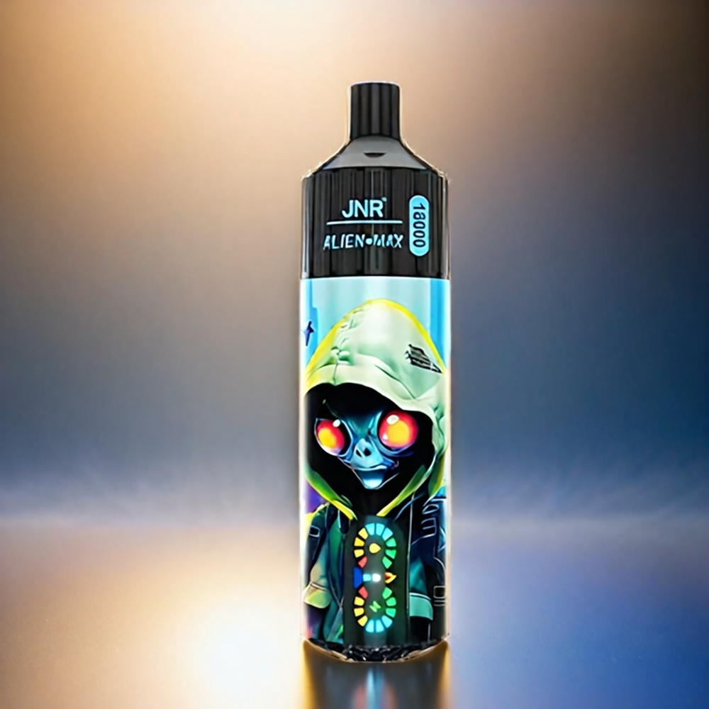 JNR Alien Max 18000 Puffs Blue Razz Cherry – Smart LED Display, Dual Mesh Coil, 28ml E-liquid, Schweiz Großhandel