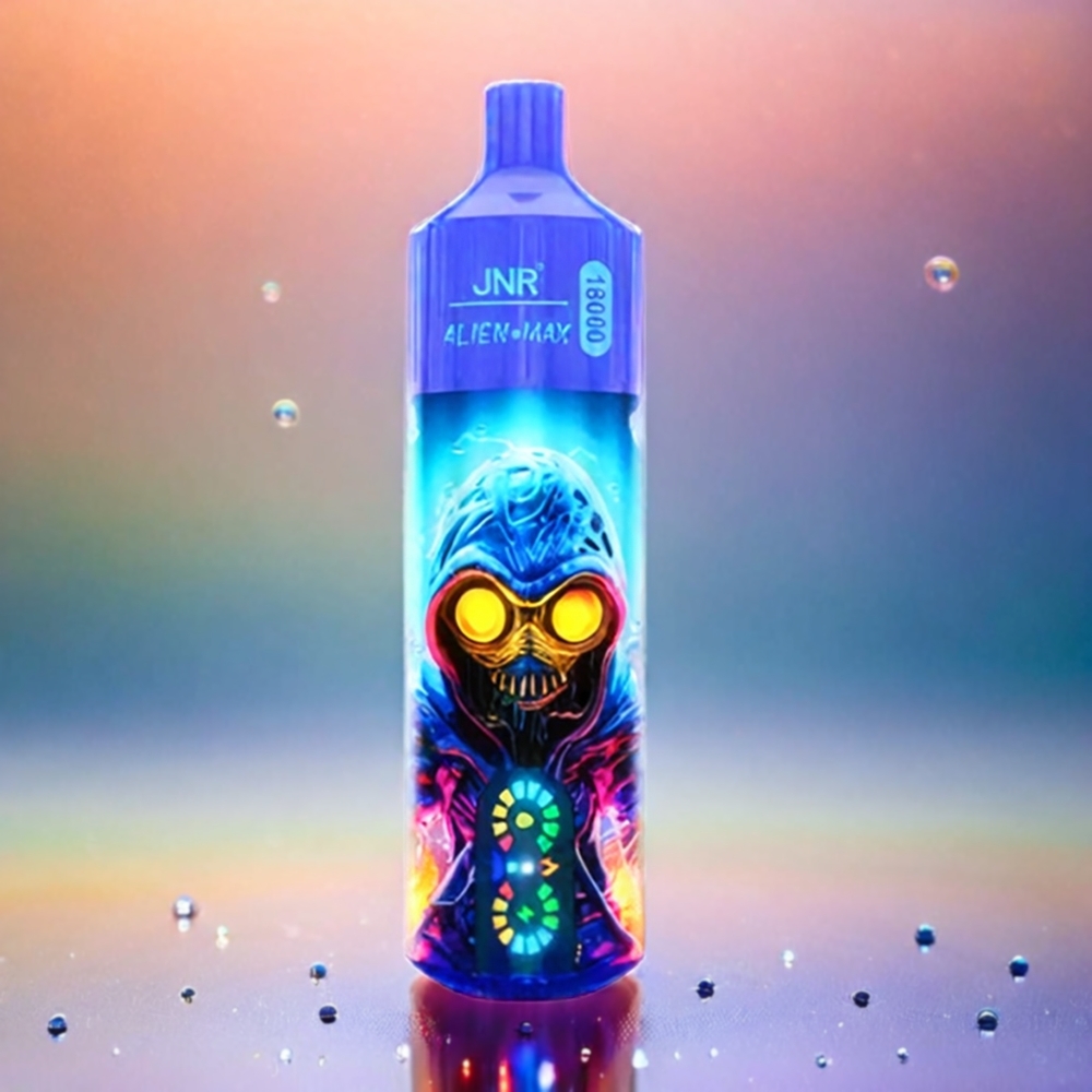 JNR Alien Max 18000 Puffs Blueberry Bubblegum – Smart LED Display, Dual Mesh Coil, 850mAh, Schweiz Großhandel