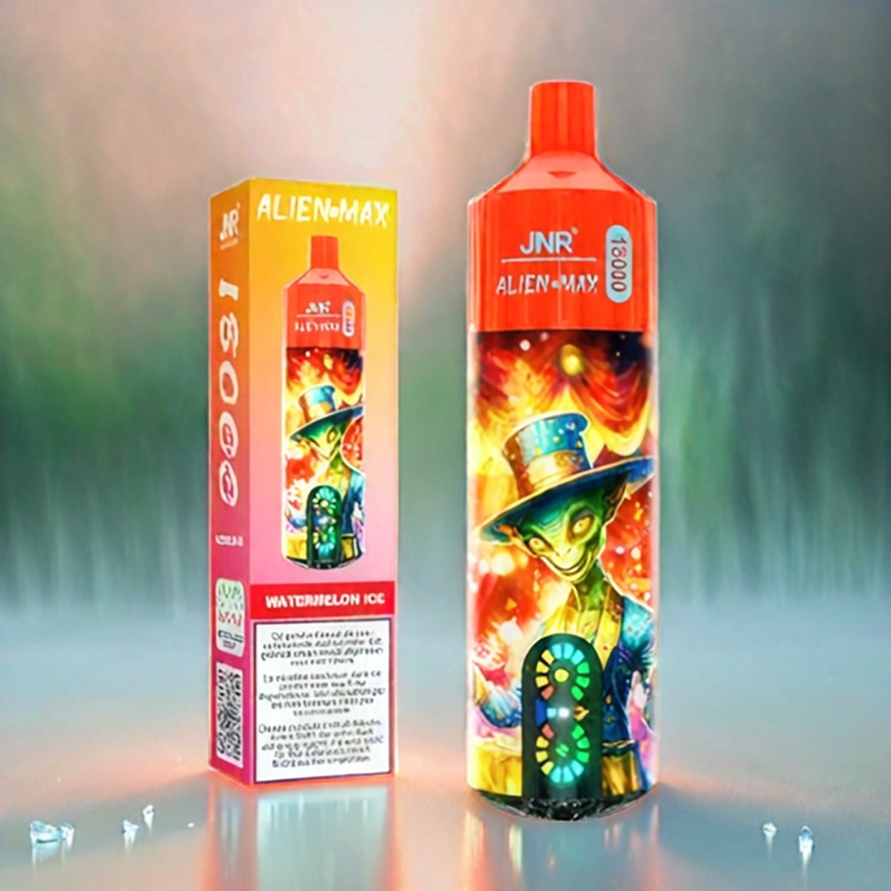 JNR Alien Max 18000 Puffs Schweiz Großhandel – 28ml E-Liquid, 850mAh, Dual Mesh Coil, Wassermelone Eis