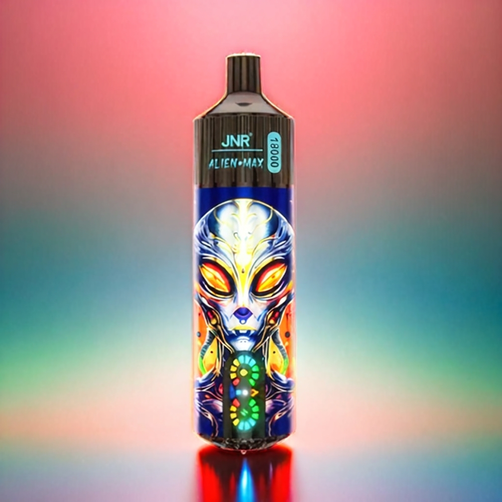 JNR Alien Max 18000 Puffs Schweiz Großhandel – Smart LED Display, 28ml E-liquid, Erdbeer-Wassermelone-Bubblegum