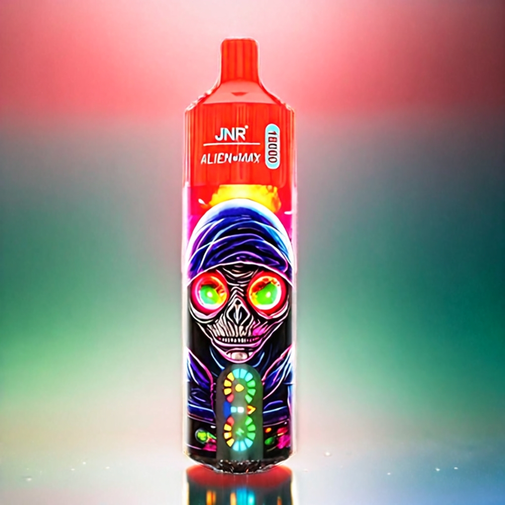 JNR Alien Max 18000 Puffs Schweiz Großhandel – Smart LED Display, 850mAh, Type-C, Raspberry Watermelon Ice