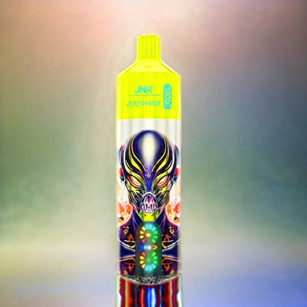 JNR Alien Max 18000 Puffs Schweiz Großhandel – Smart LED Display, Dual Mesh Coil, 20 Geschmacksrichtungen, Erdbeere Banane