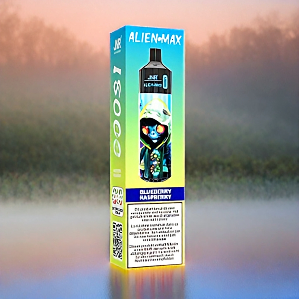 JNR Alien Max 18000 Puffs Smart LED Display Dual Mesh Coil 850mAh Schweiz Großhandel Blueberry Himbeere