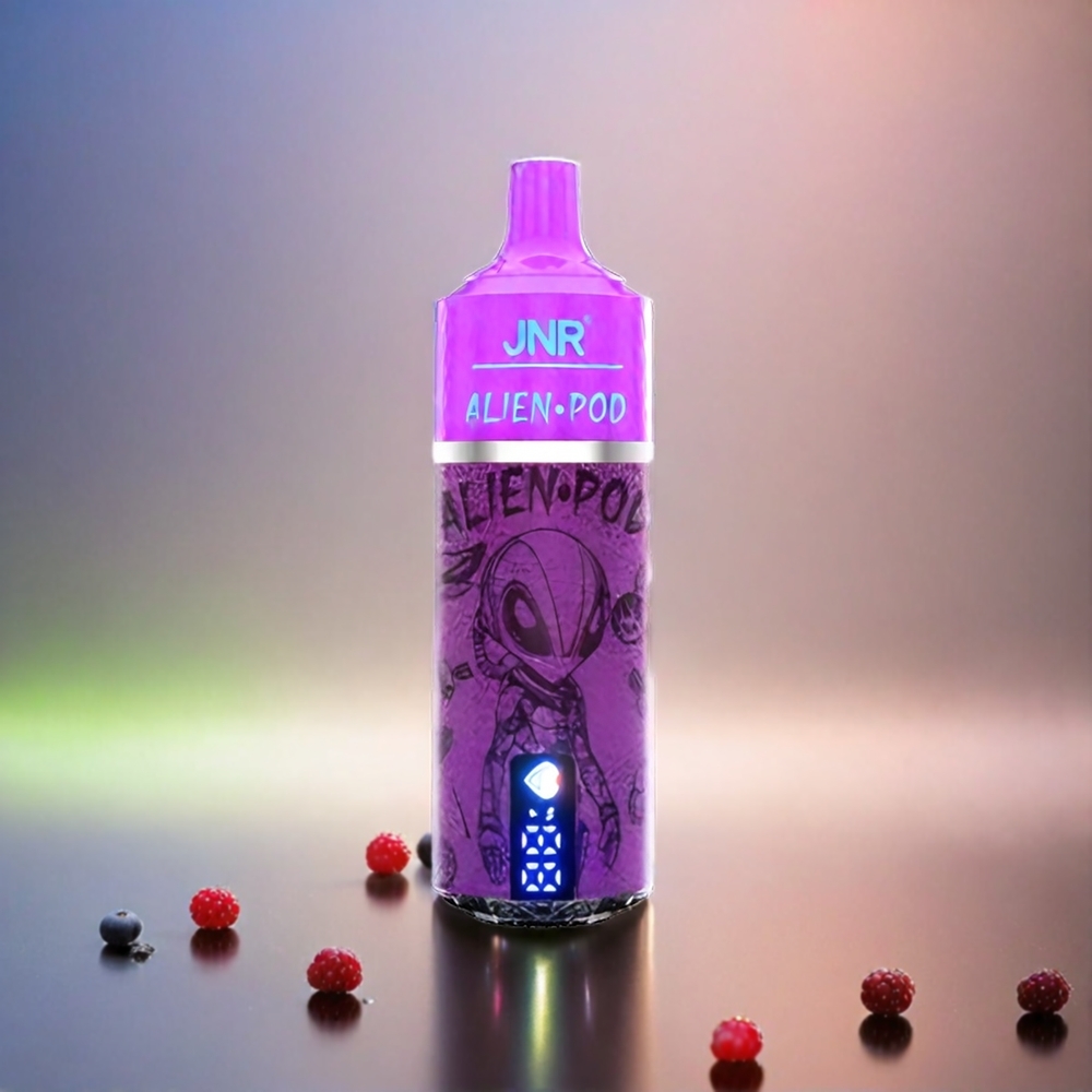 JNR Alien Pod 13000 Puffs Schweiz Großhandel – 850mAh 20ml E-Liquid Mesh Core Type-C – Mixed Berries