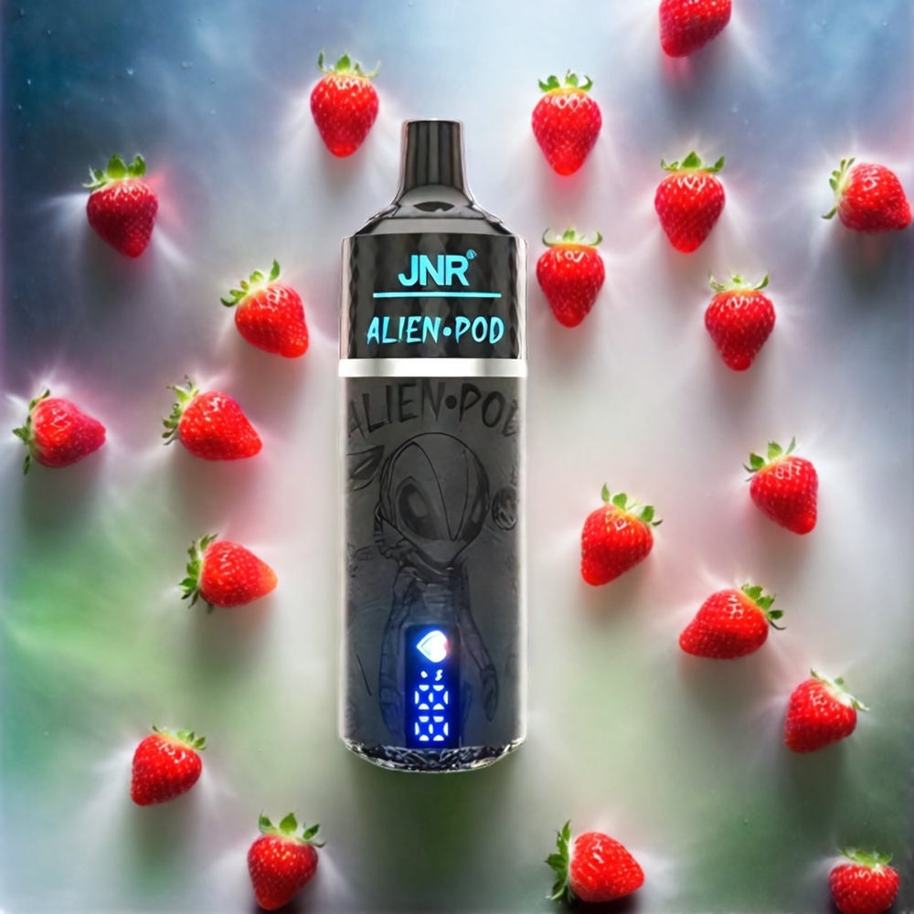 JNR Alien Pod 13000 Puffs Schweiz Großhandel – 850mAh, 20ml, Type-C, Mesh Core – Erdbeere Himbeere Kirsche