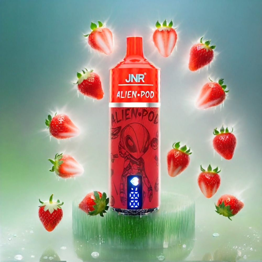 JNR Alien Pod 13000 Puffs Vape Erdbeer Wassermelone Eis Schweiz großhandel - 850mAh, 20ml, Type-C