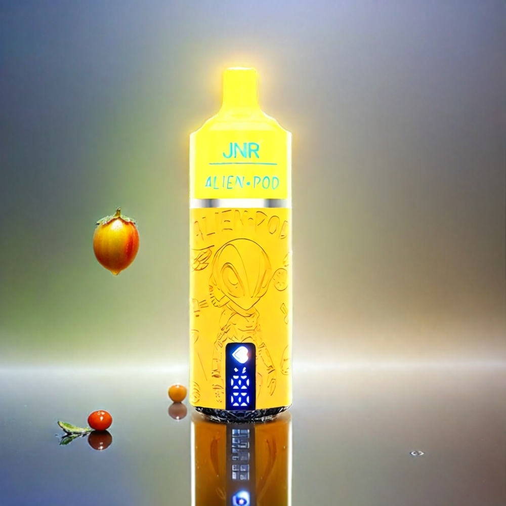JNR Alien Pod 13000 Puffs Vape Mangopassionsfrucht - 13000 Züge, 20ml E-Liquid, Typ-C Schnellladung, Schweiz Großhandel
