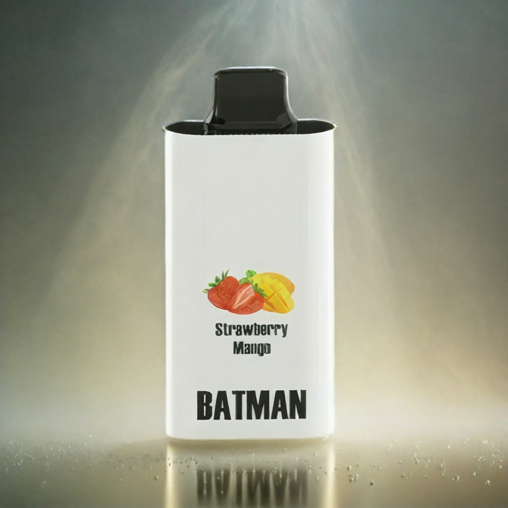 JNR BATMAN 11000 Puffs Schweiz Großhandel – 20ml, Dual Mesh Coil, Typ-C Schnellladung, Erdbeer Mango