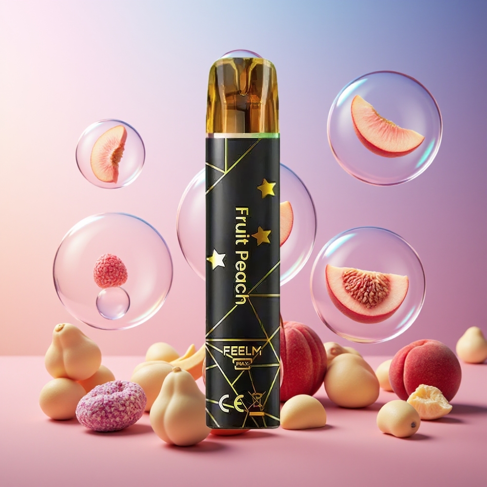 JNR Black&Golden 600+200 Puffs Einweg-Vape Frucht Pfirsich 800 Puffs 550mAh 2ml Schweiz großhandel