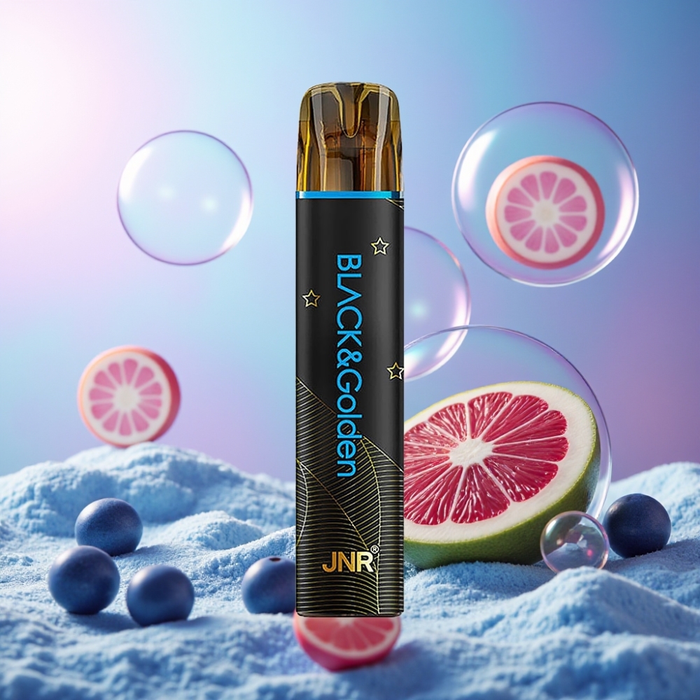 JNR Black&Golden 600+200 Puffs Einweg-Vape Mr Blau – 800 Puffs, 550mAh, 2ml, Schweiz großhandel
