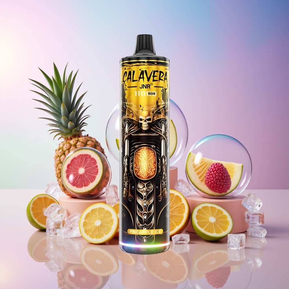 JNR Calavera 11000 Puffs Einweg-Vape Ananas Eis - 850 mAh, 21ml, Schweiz großhandel
