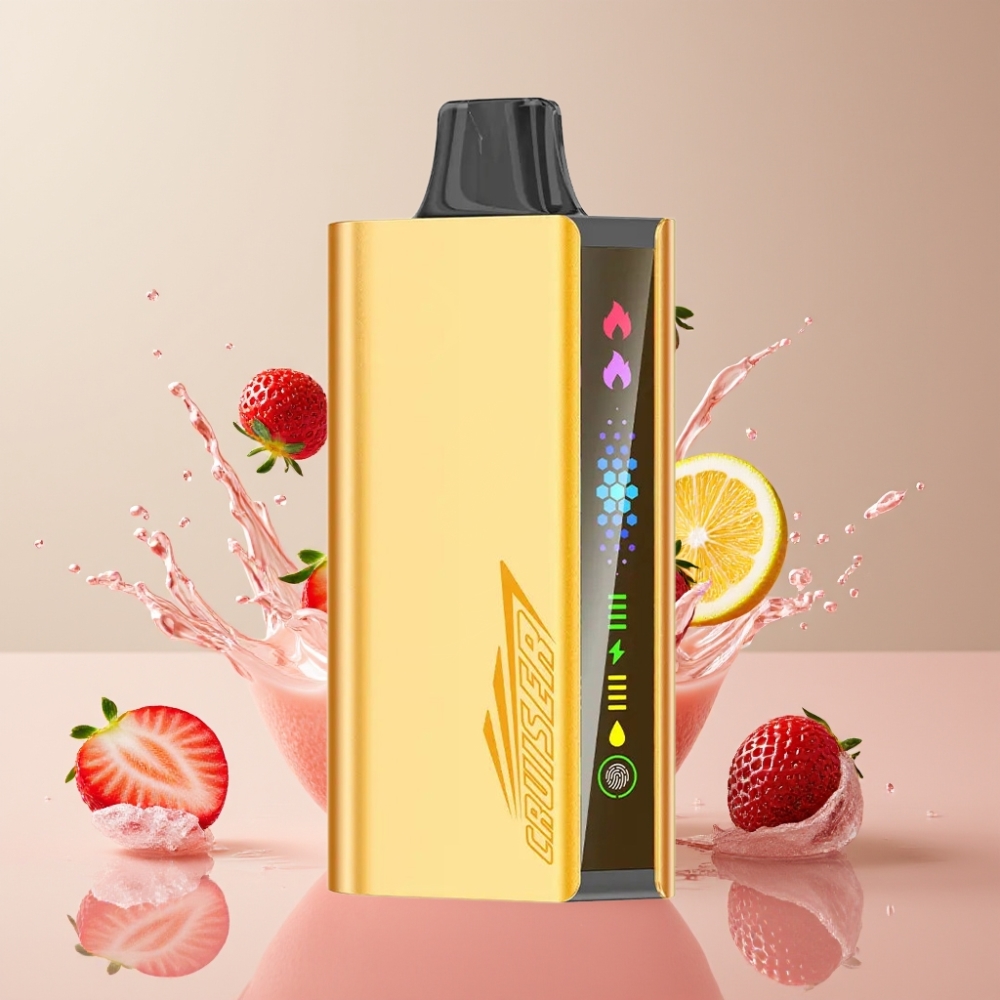 JNR Cruiser 12000 Puffs No-Charge Einweg-Vape Chupa Chups Erdbeere – 25ml E-Liquid, 3500 mAh Akku, Dual Mesh Coil, Schweiz Großhandel