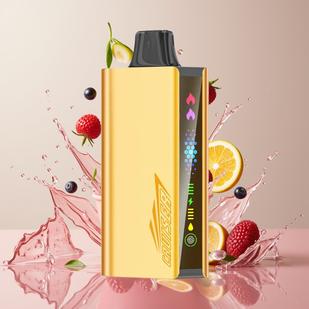 JNR Cruiser 12000 Puffs No-Charge Einweg-Vape Mixed Berry (Beerenmix) mit 25ml E-Liquid, 3500 mAh Akku, Dual Mesh Coil – Schweiz Großhandel