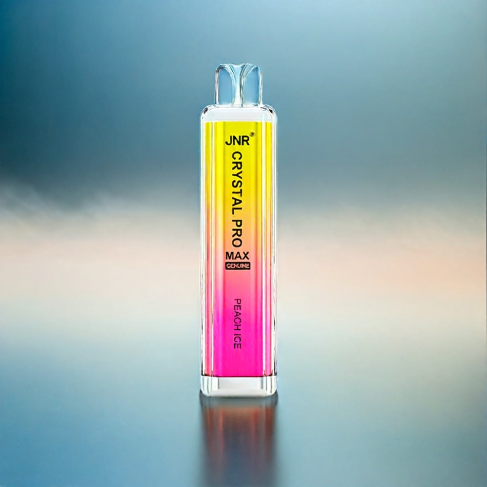 JNR Crystal Pro Max 5000 Puffs – 5000 Züge, 1400mAh, 12ml – Schweiz Großhandel – Peach Ice