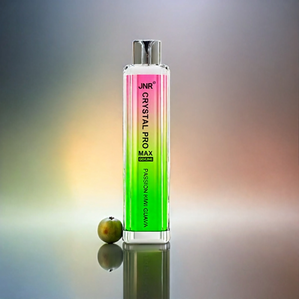 JNR Crystal Pro Max 5000 Puffs Vape Passionsfrucht Gum Schweiz Großhandel – 5000 Puffs, 1400mAh, 1.0ohm Mesh