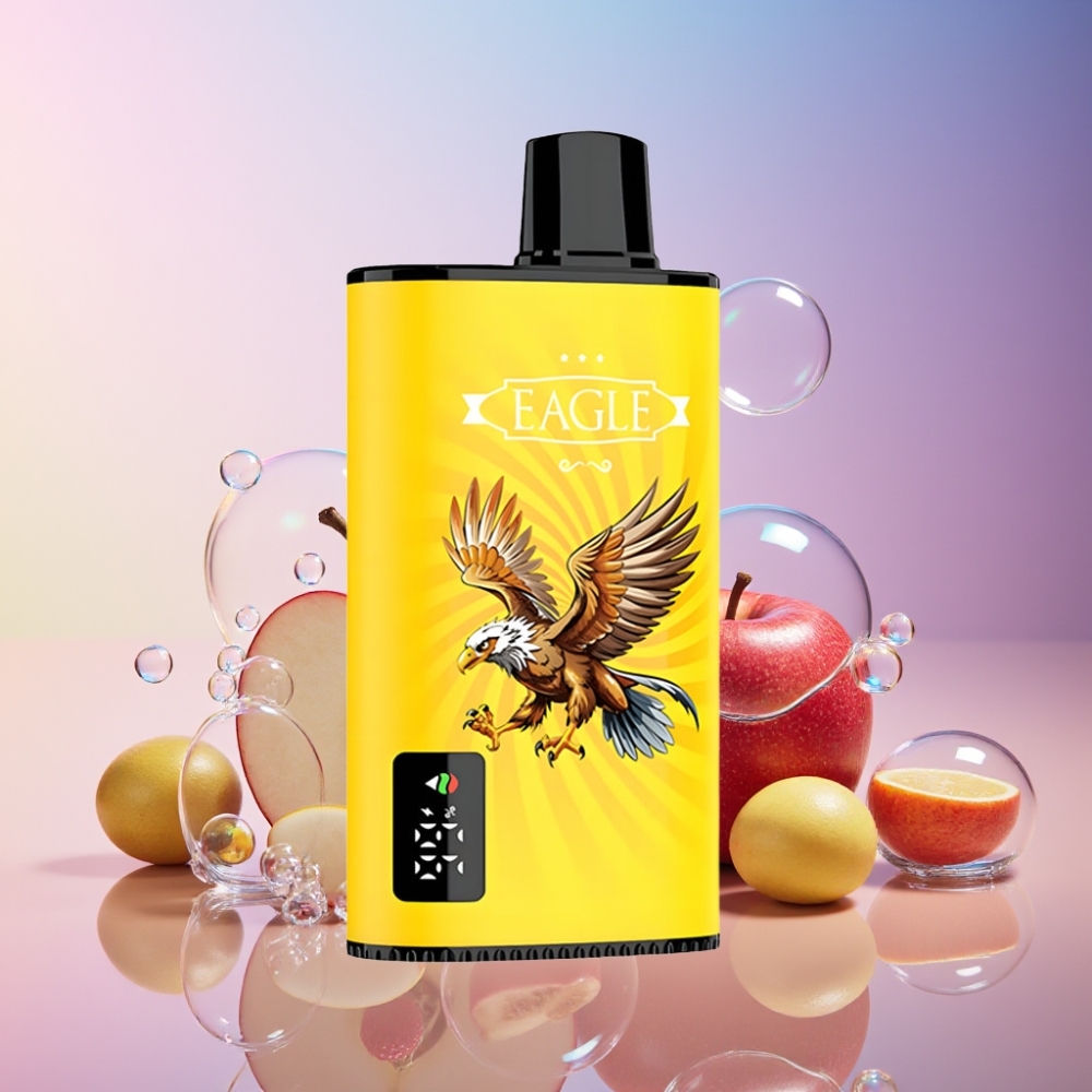 JNR EAGLE Smart 23000 Puffs Einweg-Vape Doppelapfel mit Digital Display, 1.0ohm Mesh Coil, 750mAh Akku – Schweiz Großhandel