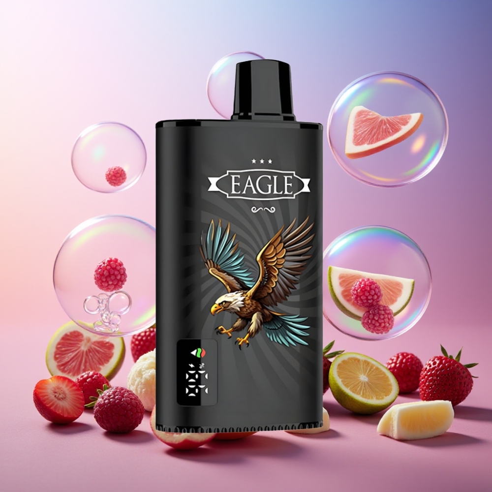 JNR EAGLE Smart 23000 Puffs Einweg-Vape Mixed Beeren mit Digital Screen, 1.0ohm Mesh Coil, 750mAh – Schweiz großhandel