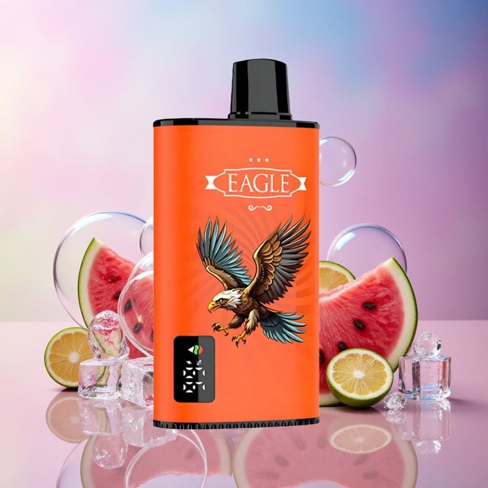 JNR EAGLE Smart 23000 Puffs Einweg-Vape Wassermelone Eis – Digital Screen, 1.0ohm Mesh Coil, 750mAh, Schweiz großhandel