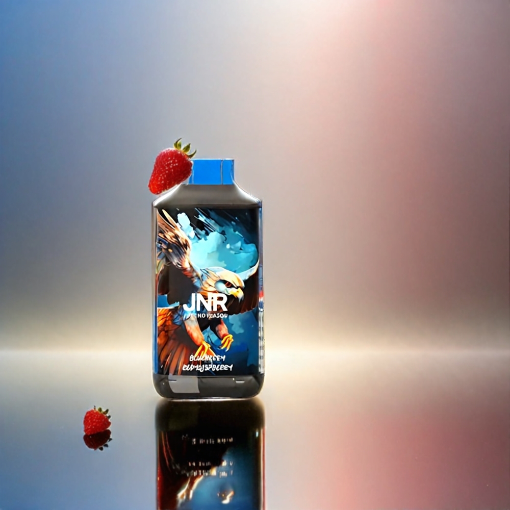 JNR Falcon 16000 Puffs - 22ml E-Liquid, Dual Mesh Coil, Schweiz Großhandel - Blaubeere & Himbeere (Blueberry Red Raspberry)