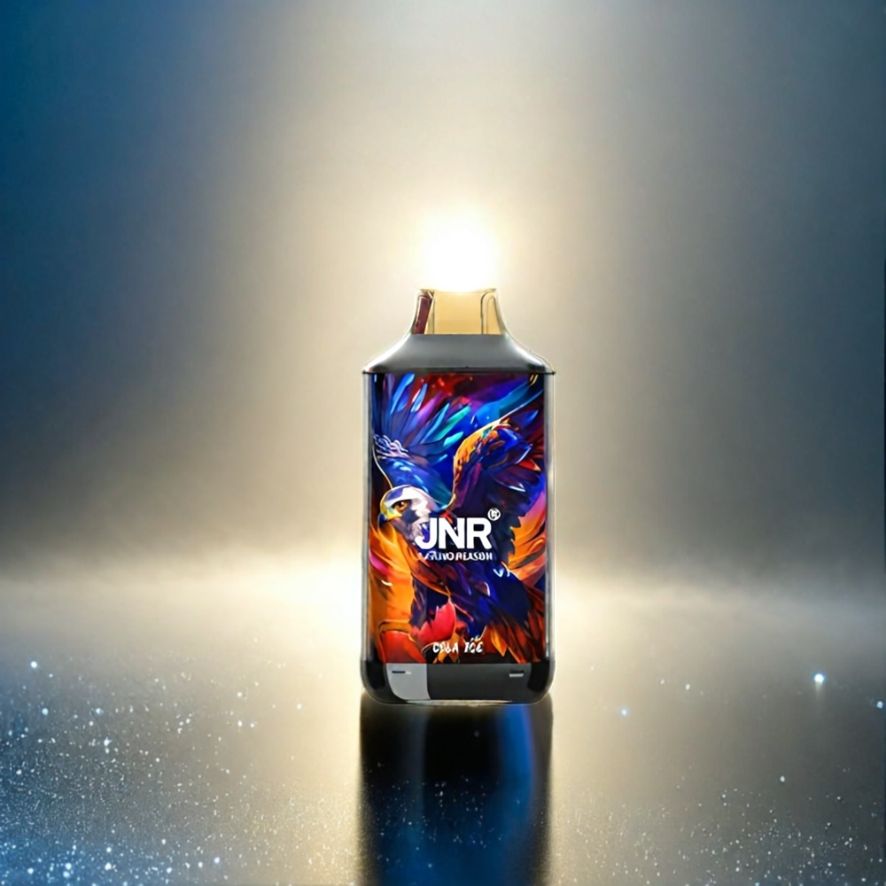JNR Falcon 16000 Puffs Schweiz Großhandel – 16000 Puffs, 850 mAh, 22ml, Dual Mesh Coil, Typ C & Lightning, Smart LED Display, Cola Eis