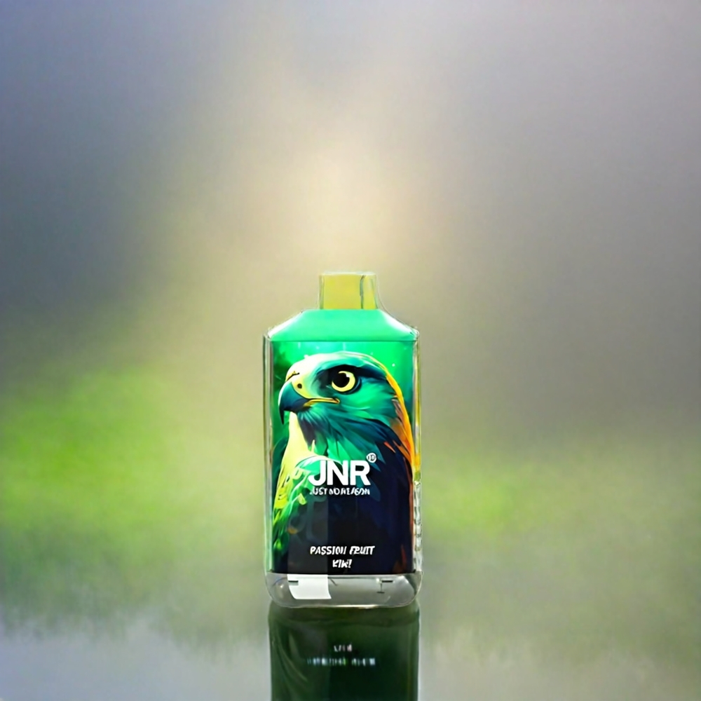 JNR Falcon 16000 Puffs Schweiz Großhandel – 22ml E-Liquid, Dual Mesh Coil, Typ C & Lightning, Passion Fruit Kiwi (Maracuja Kiwi)