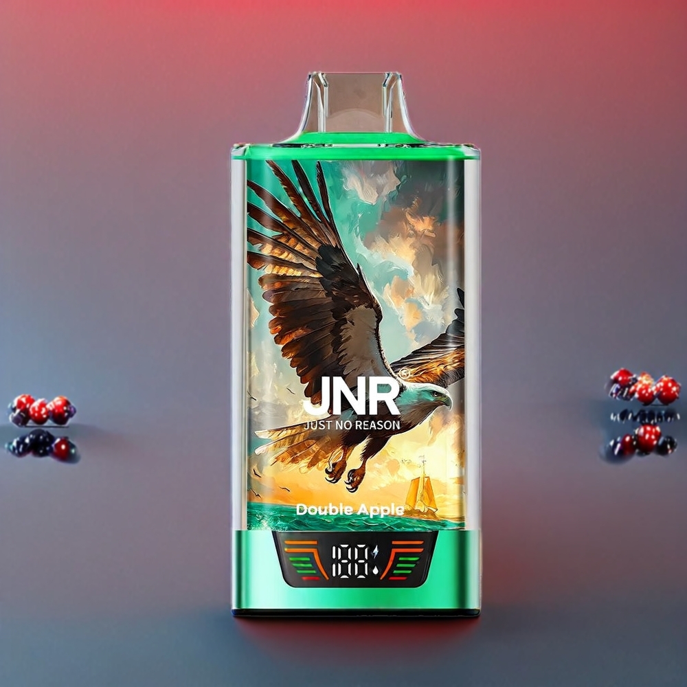 JNR Falcon Pro 28000 - Doppelapfel, 28000 Züge, 30ml E-Liquid, Smart Screen, Dual Mesh Coil, 950 mAh, Type-C, Schweiz großhandel