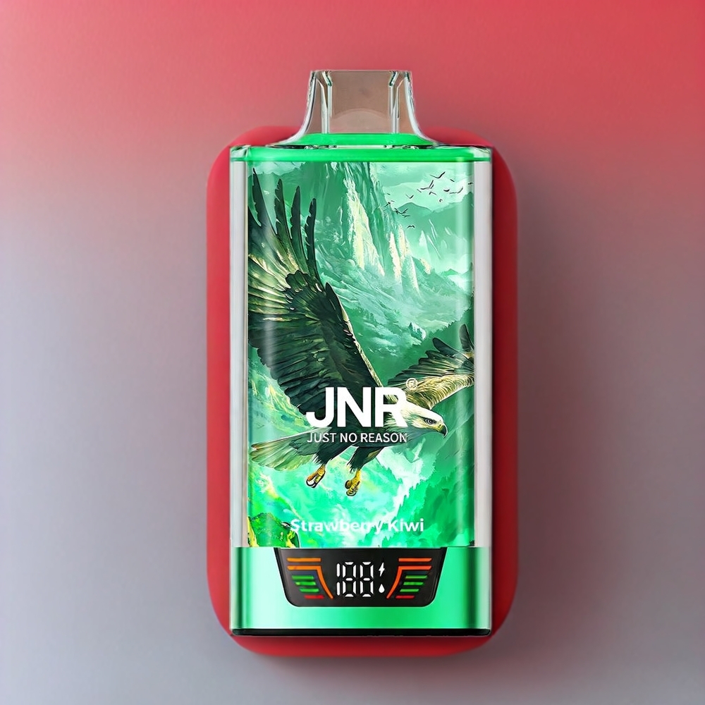 JNR Falcon Pro 28000 Schweiz Großhandel - 28000 Puffs, 30ml, Dual Mesh Coil, Erdbeer-Kiwi