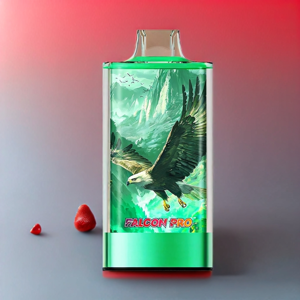 JNR Falcon Pro 28000 Schweiz Großhandel - 28000 Puffs, 30ml, Dual Mesh Coil, Erdbeer-Kiwi