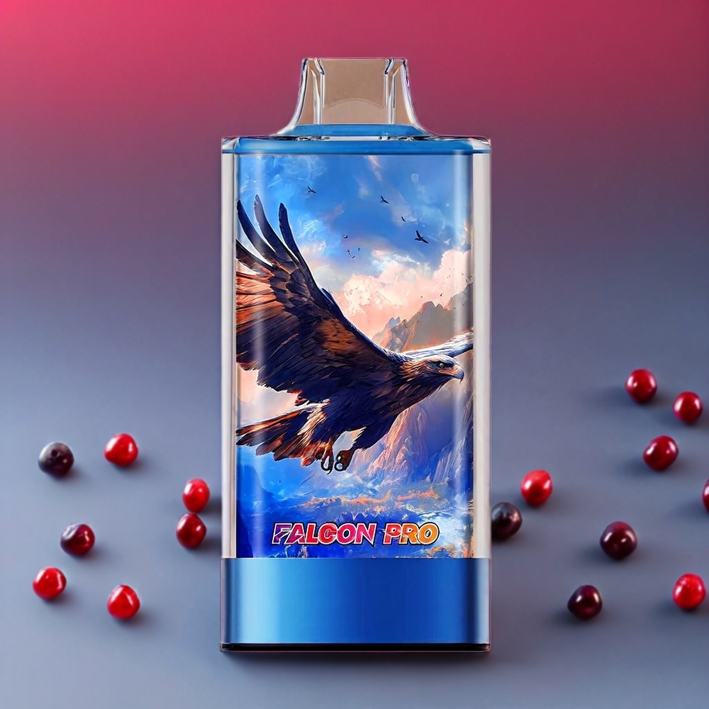JNR Falcon Pro 28000 Schweiz Großhandel - 28000 Puffs, 30ml E-Liquid, Smart Screen, Dual Mesh Coil, 950 mAh, Type-C, Blaubeere Himbeere Kirsche