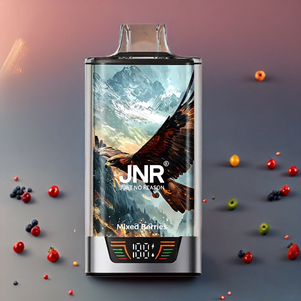 JNR Falcon Pro 28000 Schweiz Großhandel - 28000 Züge, 30ml E-Liquid, Smart Screen, Dual Mesh Coil, Mixed Beeren