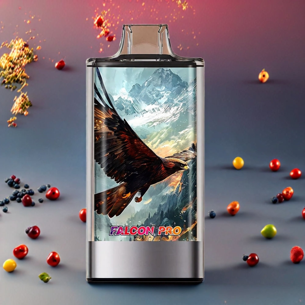 JNR Falcon Pro 28000 Schweiz Großhandel - 28000 Züge, 30ml E-Liquid, Smart Screen, Dual Mesh Coil, Mixed Beeren