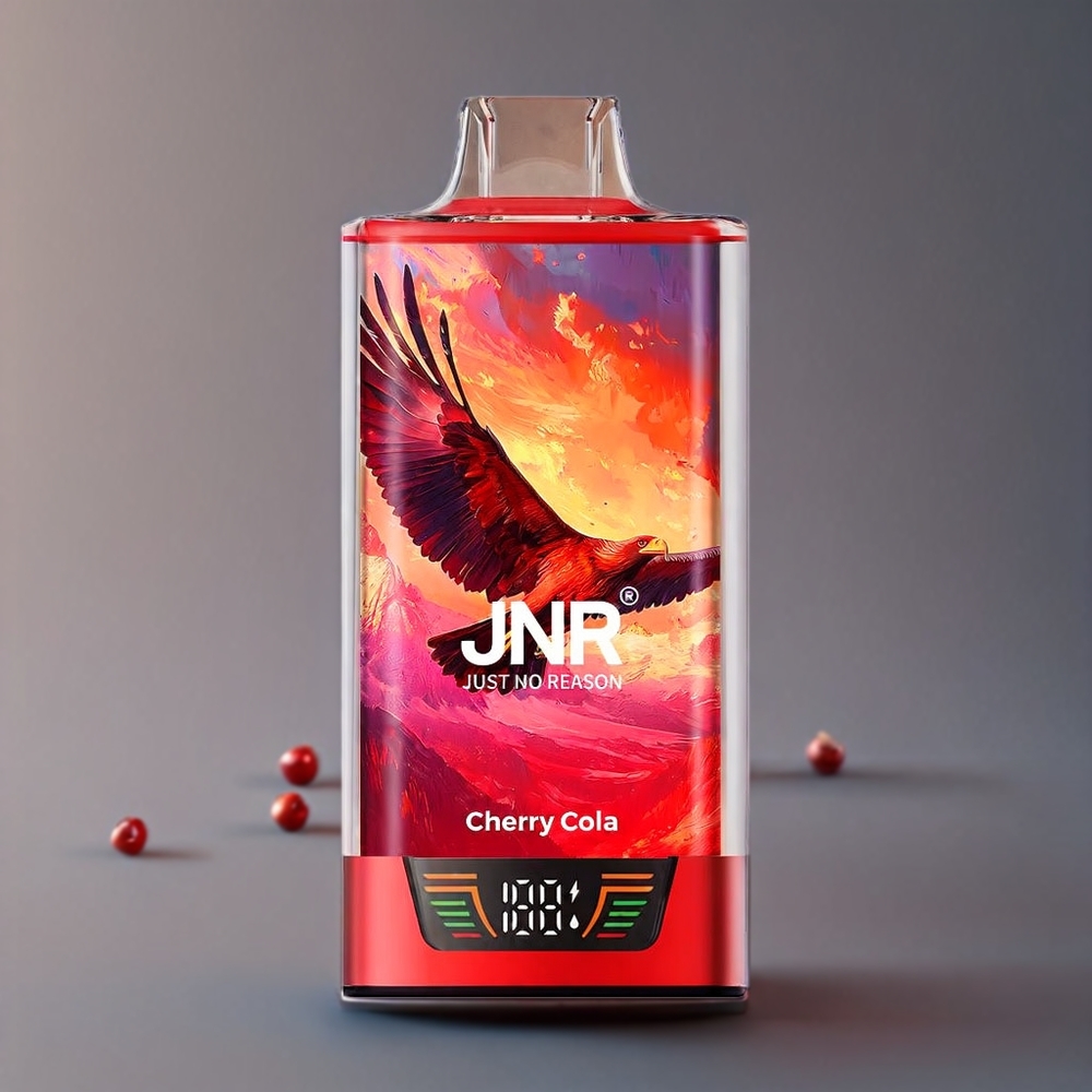 JNR Falcon Pro 28000 mit 30ml E-Liquid, Smart Screen, Dual Mesh Coil, 950 mAh, Type-C - Kirsch Cola - Schweiz großhandel