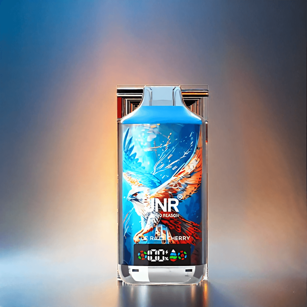JNR Falcon X 18000 Puffs Schweiz Großhandel – 24ml E-Liquid, 750mAh, Dual Mesh Coil, Typ-C, Blau-Razz Kirsche