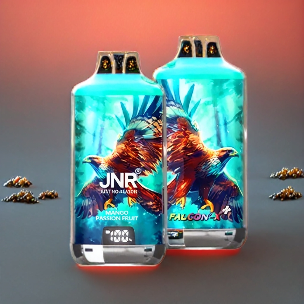 JNR Falcon X⁺ 28000 - Sichtbare E-Liquid-Füllstände, 28000 Züge, 950mAh Akku, Schweiz Großhandel - Mango Passionsfrucht