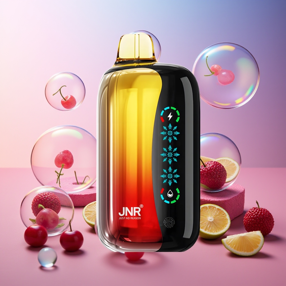 JNR Flex Ice 21000 Puffs Einweg-Vape Cherry Cola (Kirsch-Cola) mit Ice Adjustable, 26ml E-Liquid, 1000mAh – Schweiz Großhandel