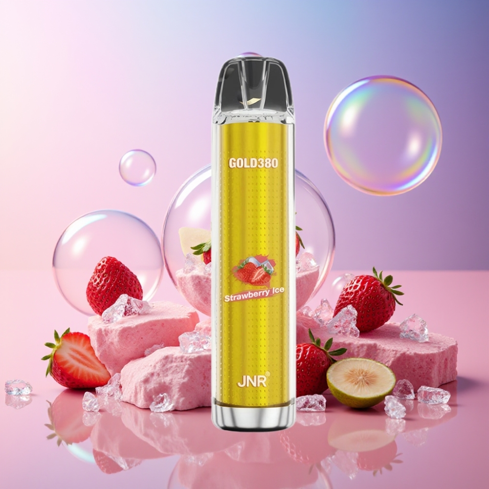 JNR Glod380 6000 Puffs Einweg-Vape Erdbeer-Eis – 6000 Züge, 1500mAh, Schweiz Großhandel