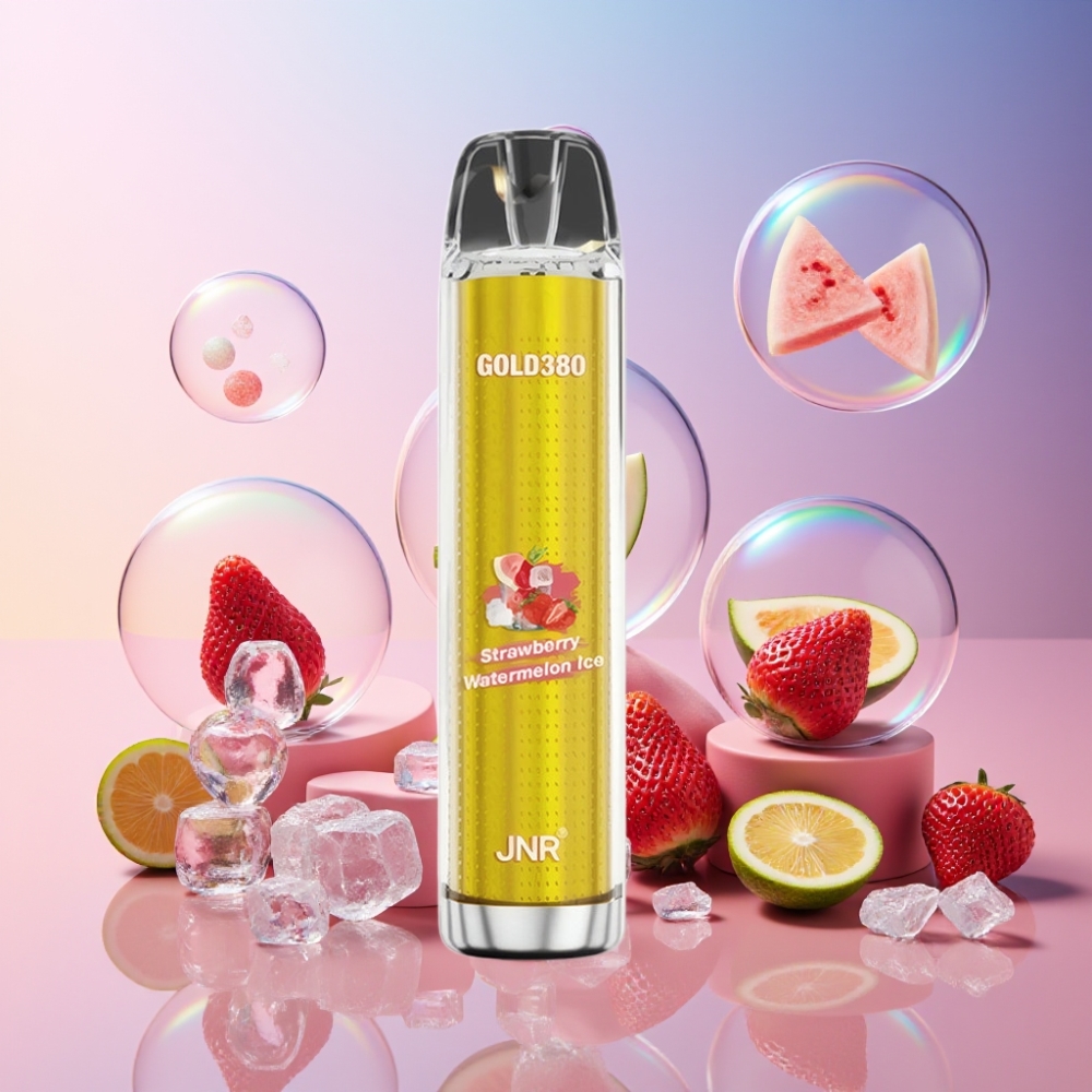 JNR Glod380 6000 Puffs Einweg-Vape Erdbeer Wassermelone Eis – 1500mAh, 1.0ohm Mesh Coil, Schweiz Großhandel